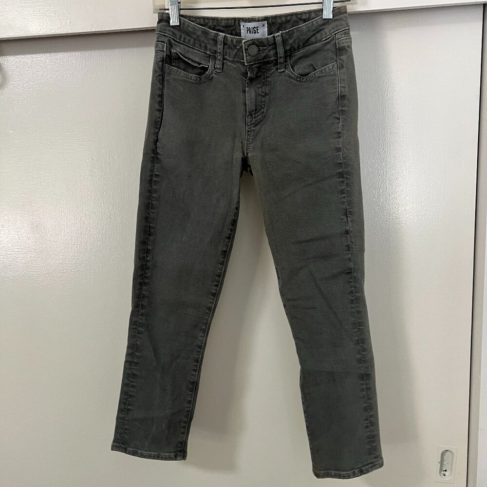 Paige Olive Grey Jeans - Picture 4 of 6